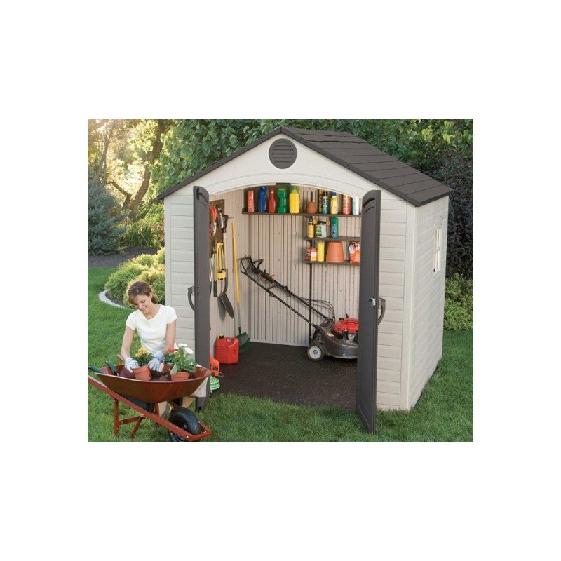 Lifetime 8x5 Storage Shed Kit with Window (6406)