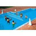 Blue Wave Pool Jam In-Ground Volleyball & Basketball Combo (NT200)