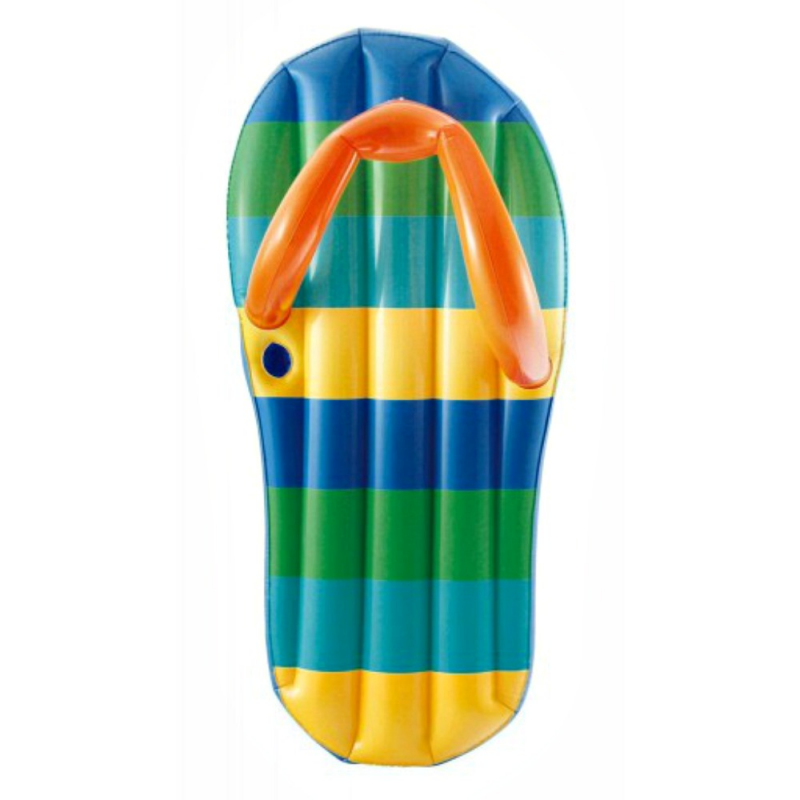 Blue Wave Beach Striped Flip Flop 71-in Inflatable Pool Float  (NT1773)