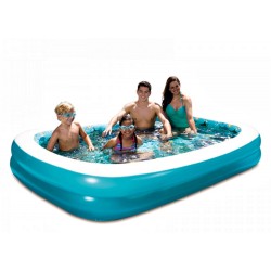 Blue Wave 3D Inflatable Rectangular Family Pool - 103-in x 69-in  (NT5051)