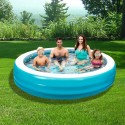 Blue Wave 3D Inflatable 7.5-ft Round Family Pool  (NT5058)