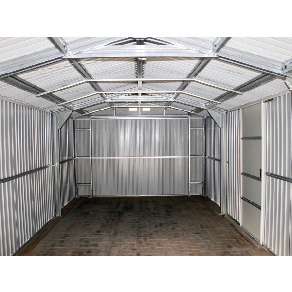 DuraMax 12x20 Imperial Steel Storage Garage Kit - White 