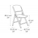 Lifetime Classic Commercial Folding Chair 4 Pack - White (42804)