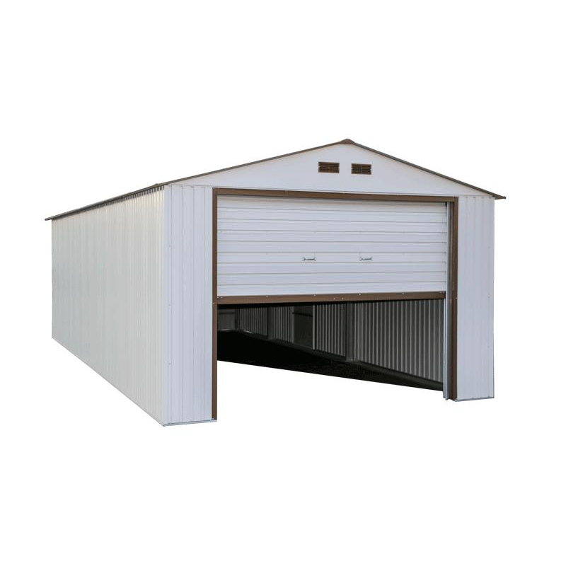 DuraMax 12x26 Imperial Steel Storage Garage Kit - White (55131)
