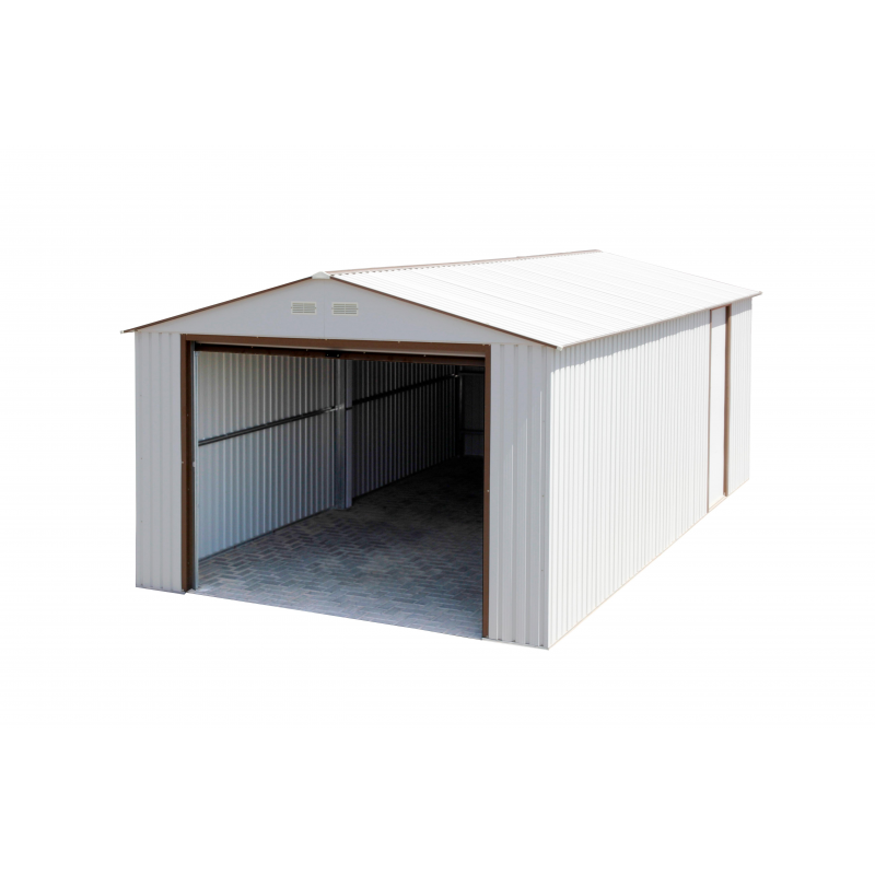 DuraMax 12x26 Imperial Steel Storage Garage Kit - White (55131)