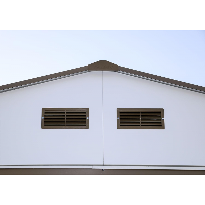 DuraMax 12x26 Imperial Steel Storage Garage Kit - White (55131)