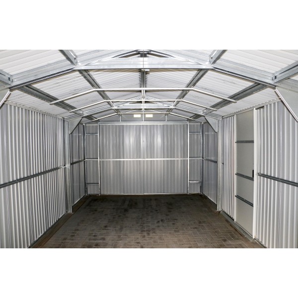DuraMax 12x26 Imperial Steel Storage Garage Kit - Gray (55151) DuraMax 12x26 Imperial Steel Storage Garage Kit - Gray (55151)