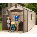 Lifetime 8x17.5 Ft Outdoor Storage Shed Kit w/ 2 Windows (60121)