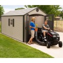 Lifetime 8x17.5 Ft Outdoor Storage Shed Kit w/ 2 Windows (60121)