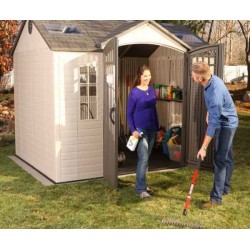 Lifetime 10x8 Side Entry Storage Shed Kit w/ Floor (60178)