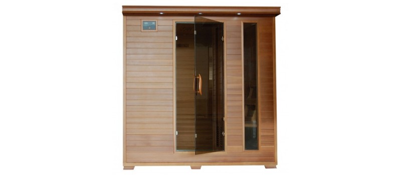 6 Person Infrared Cedar and Hemlock Saunas