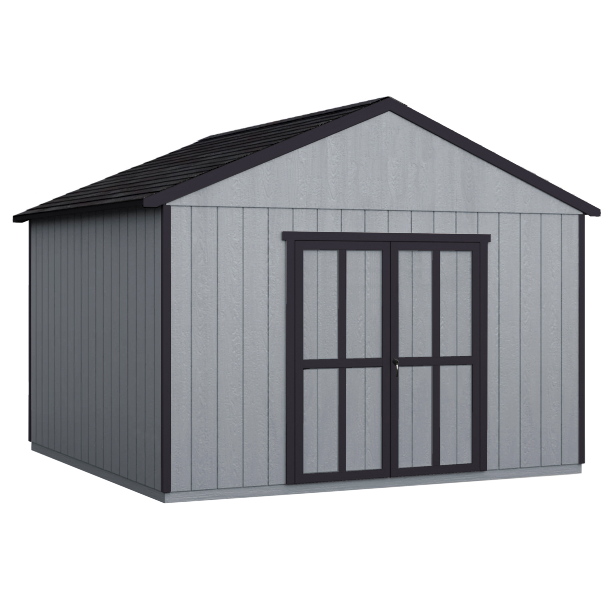 Handy Home  Astoria 12x16 Wood Storage Shed Kit w/ Floor (19418-4)