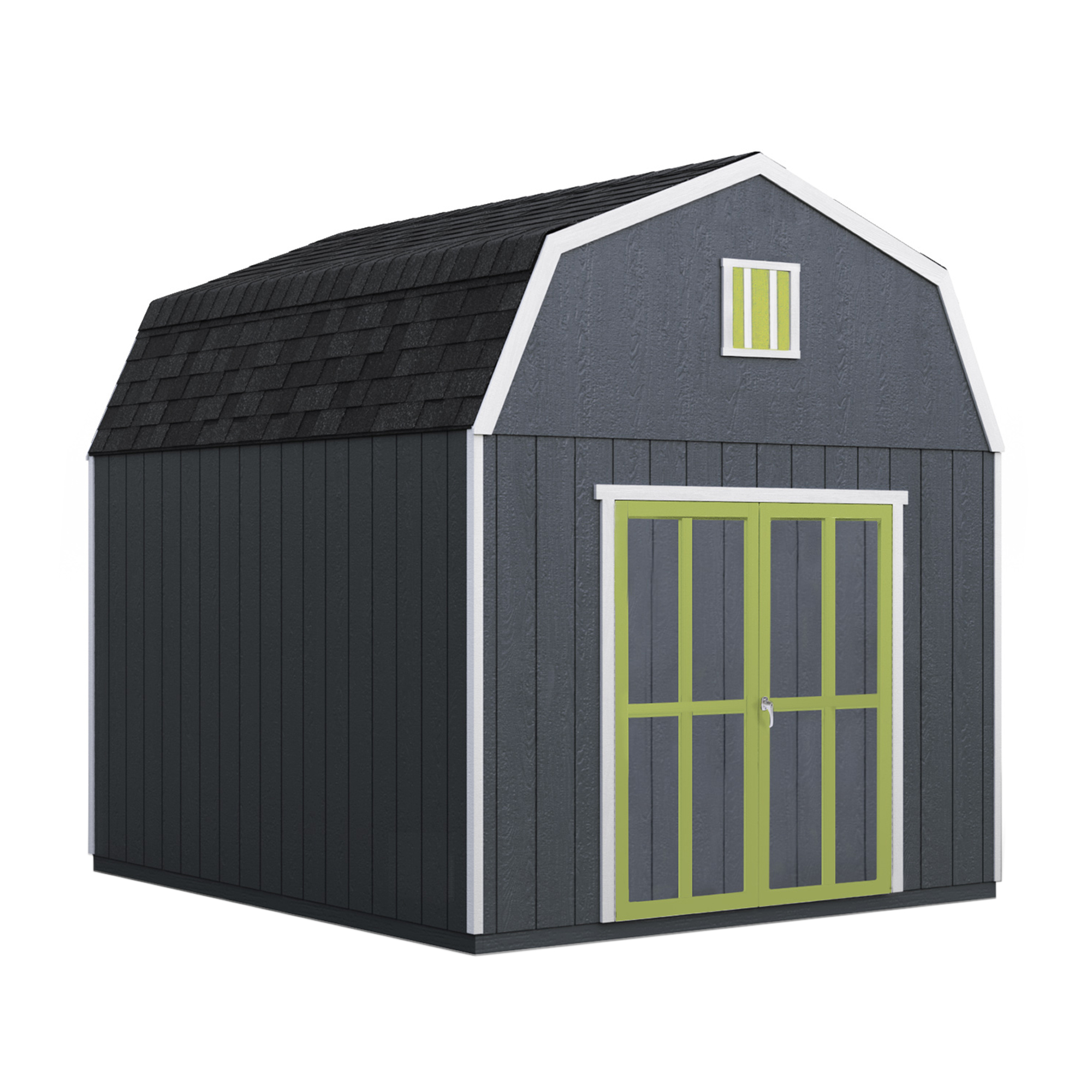 Handy Home Braymore 10x14 Wood Storage Shed Kit (19454-2)