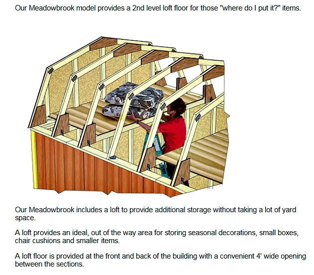 best barns meadowbrook 12x10 wood storage shed kit