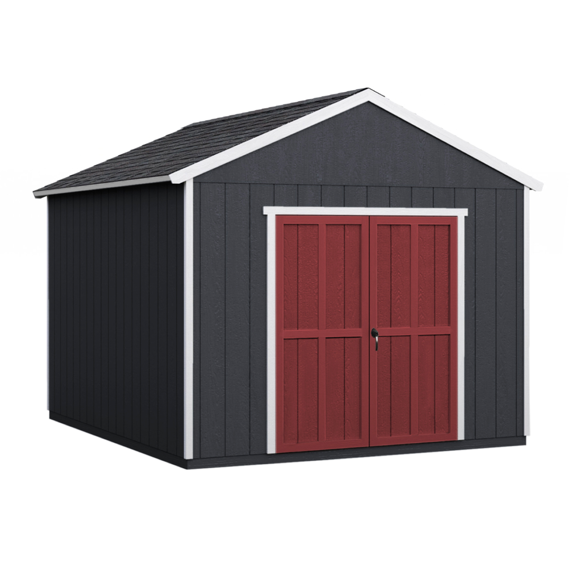 Handy Home Rookwood 10x12 Wood Storage Shed Kit w/ Floor (19431-3)