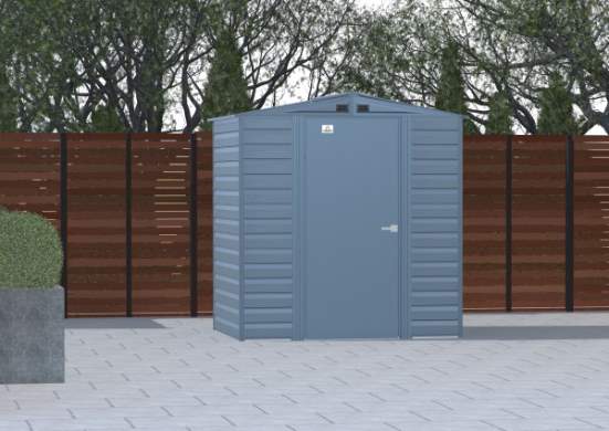 Arrow 6x5 Select Steel Storage Shed Kit - Blue Grey (SCG65BG) This Select 6x5 will give you the storage space that you need. 