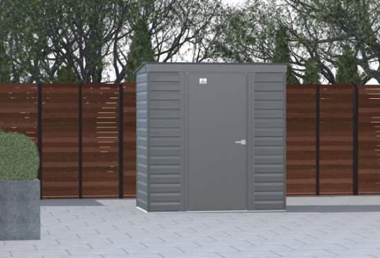 Arrow 6x4 Select Steel Storage Shed Kit - Charcoal (SCP64CC) This Select 6x4 will give you the storage space that you need. 