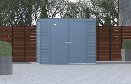 Arrow 8x4 Select Steel Storage Shed Kit - Blue Grey (SCP84BG) This Select 8x4 will give you the storage space that you need. 