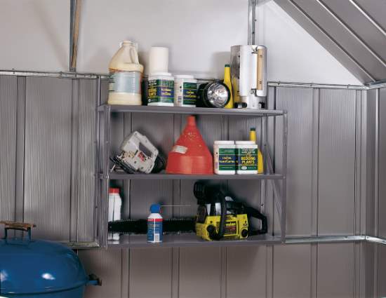 Arrow Three Tier Steel Shelf Kit (SS900-B) Organize your tools with this three-tier shelf kit. 
