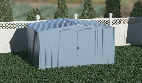 Arrow 10x8 Classic Steel Storage Shed Kit - Blue Grey (CLG108BG) This 10x8 Classic shed, will definitely help you with your storage problem. 