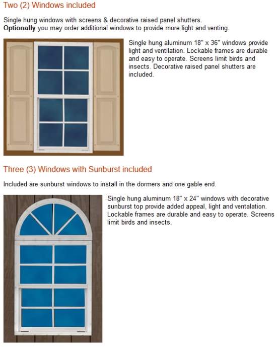 Best Barns Hampton 12x24 Wood Storage Shed Kit (hampton1224) Included Windows 