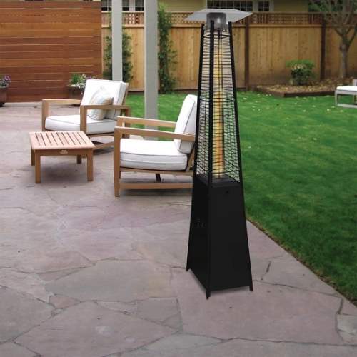 Blue Sky Outdoor Liquid Propane Patio Heater - Black Steel (PHPG8919B) This patio heater will help you extend your stay on your patio or backyard.
