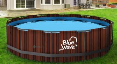 Blue Wave Rustic Cedar Frame 15 ft. Round 48 in. Deep Above Ground Pool Package (NB19890) Enjoy your outdoor space by installing this pool kit for your family to enjoy. 