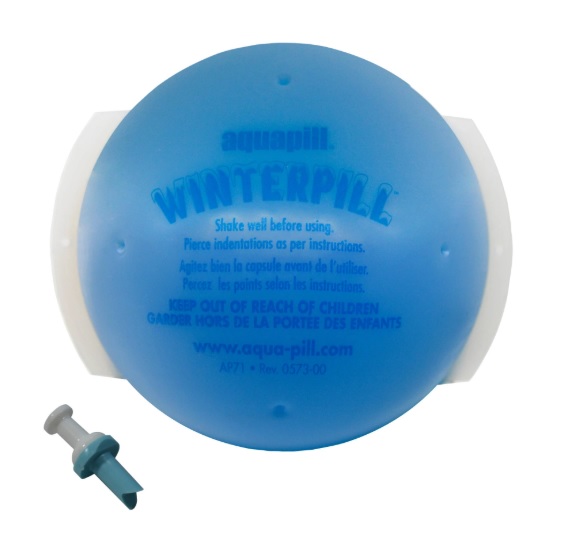 Blue Wave Pool Winterball Natural Enzyme Winterizer (NW330) This will keep your pool clear and stain free all winter long. 