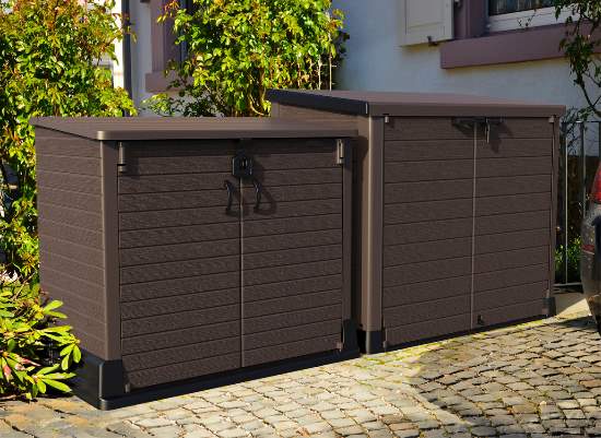 Duramax StoreAway Flat Lid 1200L Horizontal Shed Kit - Brown (86631) This StoreAway Flat Lid shed is a perfect additional to your indoor or outdoor space. 