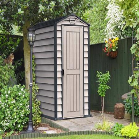 DuraMax 4x6 EverMore Vinyl Shed with Foundation Kit (30625) Our EverMore shed is an ideal addition to all backyard setting. 