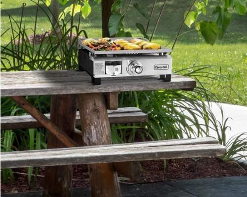 Dyna-Glo Portable 18000 BTU Liquid Propane Gas Griddle - Stainless Steel (DGL260SNP-D) This grill griddle is best for campings, and backyard activities with family. 