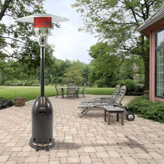 Dyna-Glo 48000 BTU Premium Hammered Bronze Patio Heater (DGPH201BR) This patio heater is very useful in any weather condition.