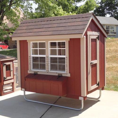 EZ-Fit 4x6 Chicken Coop (ez_chickencoop46) Perfect place for your chicken to stay. 