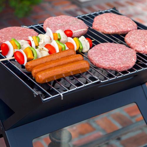 Fire Sense Black Notebook Charcoal Grill (60508) This grill can make you cook more food in one grill. 