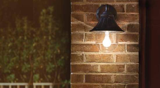GamaSonic Orion Solar Wall Light - Black (GS-123W) This solar light can last for 8 hours on a full charge. 