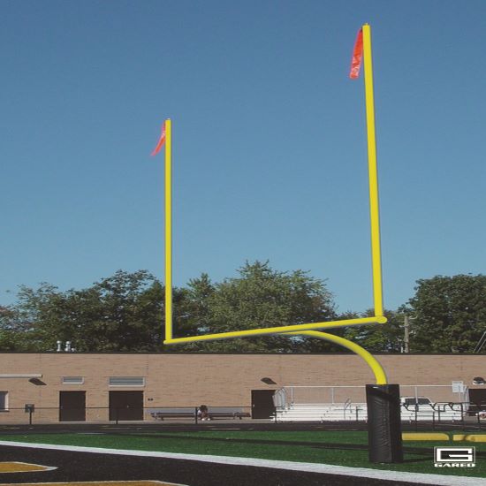 Gared RedZone Football Goalposts are unyielding for the toughest high school, college, or recreational play environments