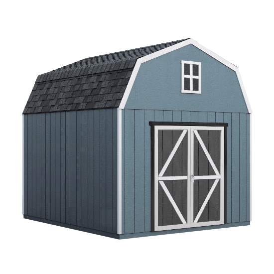 Handy Home Braymore 10x16 Wood Storage Shed Kit (19456-6) This wood shed will definitely add beauty to any outdoor setting. 