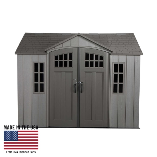 Lifetime 10x8 ft Outdoor Storage Shed Kit (60330) - Excellent Storage for your items.