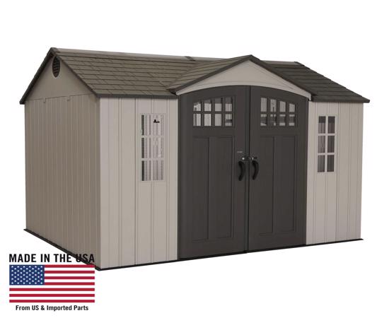 Lifetime 10x8 Side Entry Shed w/ Vertical Siding (60118) -  Give extra space needed while accenting the beauty of your backyard