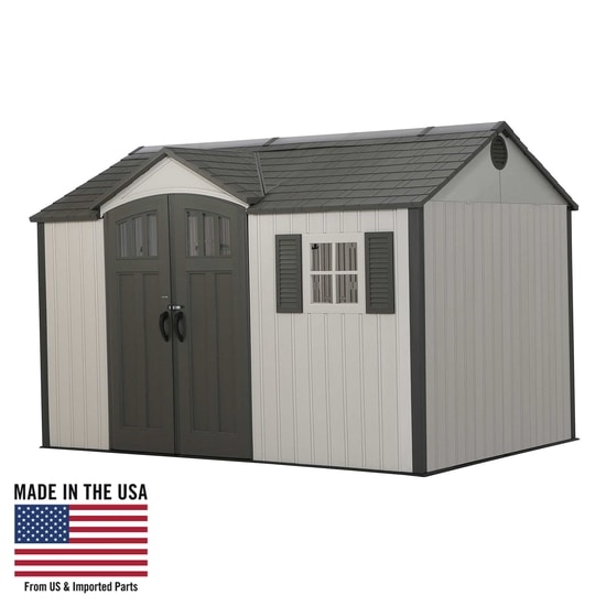 Lifetime 12.5x8 Outdoor Storage Shed (60223) - Perfect Solution to your Storage needs.