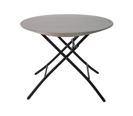 Lifetime 33 in. Round Folding Table - Putty (80230) -  Extra space for indoor or outdoor use.