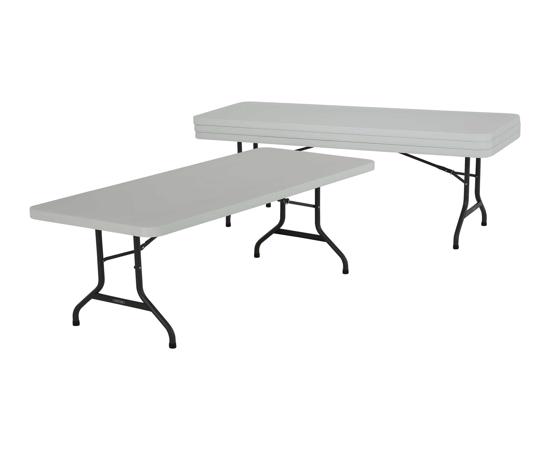 Lifetime 4-Pack 6 ft. Commercial Folding Banquet Tables - White (42901) - Attractive, durable 6 foot folding table will meet the needs of your busy lifestyle.