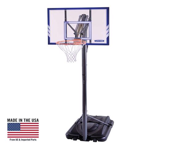 Lifetime 44 In. Portable Basketball Hoop (71546) - Great and can easily be moved on your desired location.