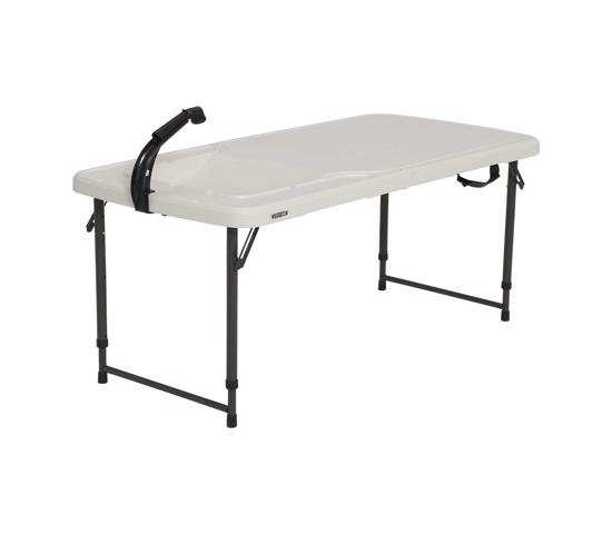 Lifetime 4 ft. Fish Cleaning Camping Table (280560) - Perfect for fishing, camping, or backyard use. 