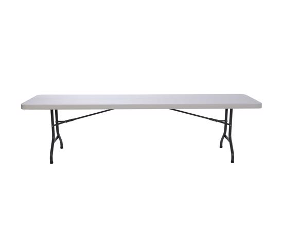 Lifetime 8 ft. Commercial Plastic Folding Banquet Table - Almond (22984) - Great for another event and banquet dinner.