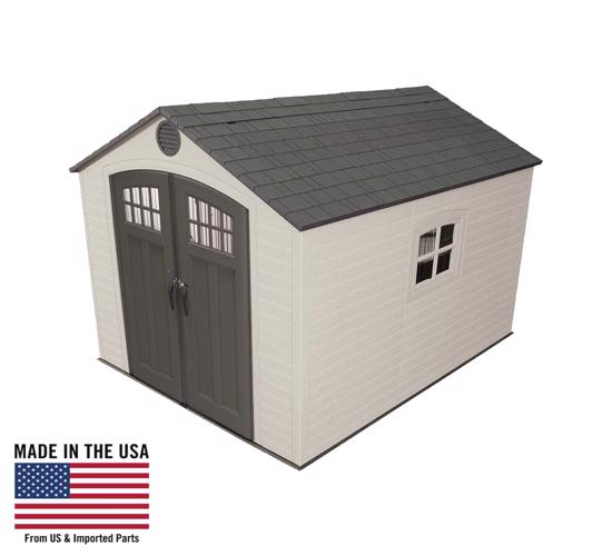 Lifetime 8x10 Storage Shed Kit w/ Floor (60241) - Perfect solution to your storage needs.