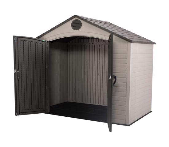 Lifetime 8x5 Plastic Storage Shed Kit (6418) - Best for storing garden tools.