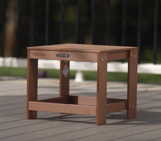 Lifetime Adirondack Table (60246) - Designed for outdoor use.