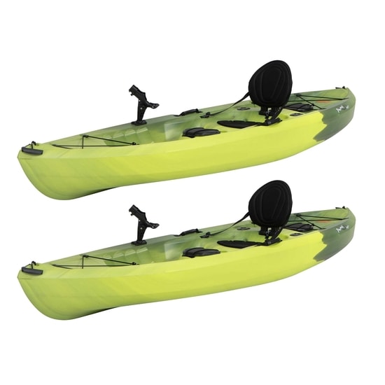 Lifetime Angler Tamarack 10'0" Fishing Kayak - 2 Pack (90921) - Paddle in pair!