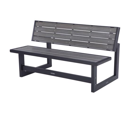 Lifetime Convertible Bench- Gray (60253) - Ideal addition for patio and backyard.